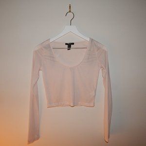 Light Pink Crop Top